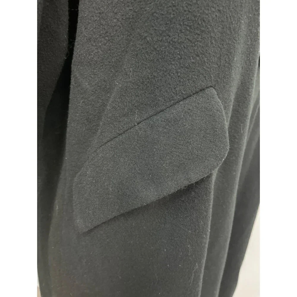 J Percy for Marvin Richards Lord & Taylor Black Faux Fur Long Coat Jacket - Picture 5 of 10